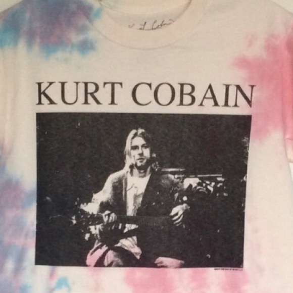 Kurt Cobain Nirvana Tie Dye Tee - Picture 2 of 3